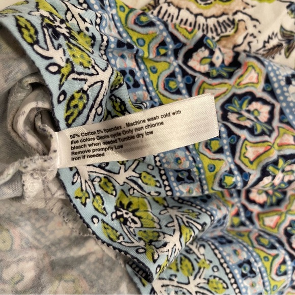 Lucky Brand Floral Print Women's Panjama Top - Picture 13 of 13